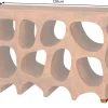 Abstrakter Konsolentisch ART AMBIENTE 120cm kupfer Edelrost-Look Beton