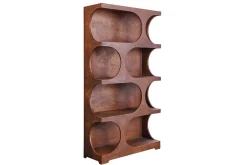 Abstraktes Regal ART AMBIENTE 180cm kupfer Beton Edelrost-Look Standregal