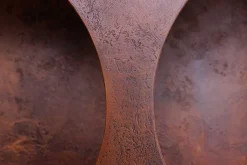Abstraktes Regal ART AMBIENTE 180cm kupfer Beton Edelrost-Look Standregal