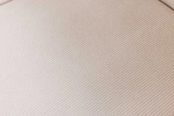 Armlehnen Stuhl EXTRAVAGANCIA beige Cord Metall brushed champagner gold