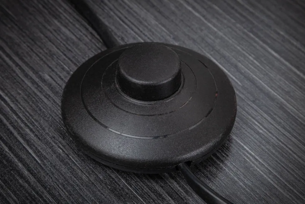 Ausziehbare Bogenlampe LOUNGE DEAL 175-205cm orange Marmorfuß Stehlampe