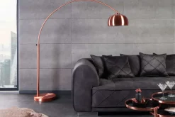 Ausziehbare Bogenlampe LOUNGE DEAL 170-210cm kupfer Stehlampe