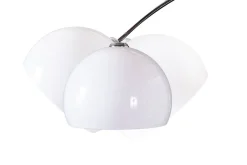 Ausziehbare Bogenlampe LOUNGE DEAL 175-205cm weiß Marmorfuß Stehlampe