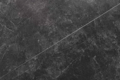 Ausziehbarer Esstisch ATLAS 160-200cm graphit grau Keramik schwarz Metall