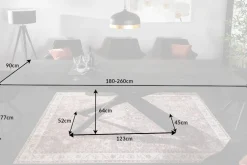 Ausziehbarer Esstisch EUPHORIA 180-220-260cm anthrazit Lava Keramik made in Italy
