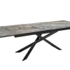Ausziehbarer Esstisch EUPHORIA 180-220-260cm taupe anthrazit Keramik made in Italy