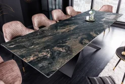 Ausziehbarer Esstisch EUPHORIA 180-220-260cm taupe Keramik made in Italy