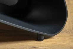Ausziehbarer Esstisch INFINITY 180-260cm rost Keramik Marmor schwarz Metall