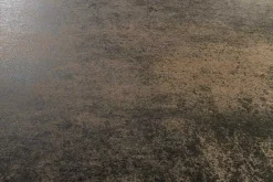 Ausziehbarer Esstisch INFINITY 180-260cm rost Keramik Marmor schwarz Metall