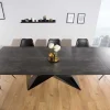 Ausziehbarer Esstisch PROMETHEUS 180-220-260cm Lava Keramik made in Italy