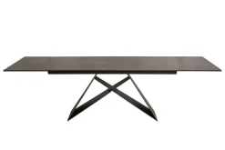 Ausziehbarer Esstisch PROMETHEUS 180-220-260cm Lava Keramik made in Italy
