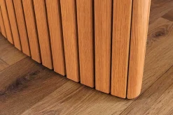 Ausziehbarer Esstisch VALHALLA WOOD 220-280cm natur Eichenholz