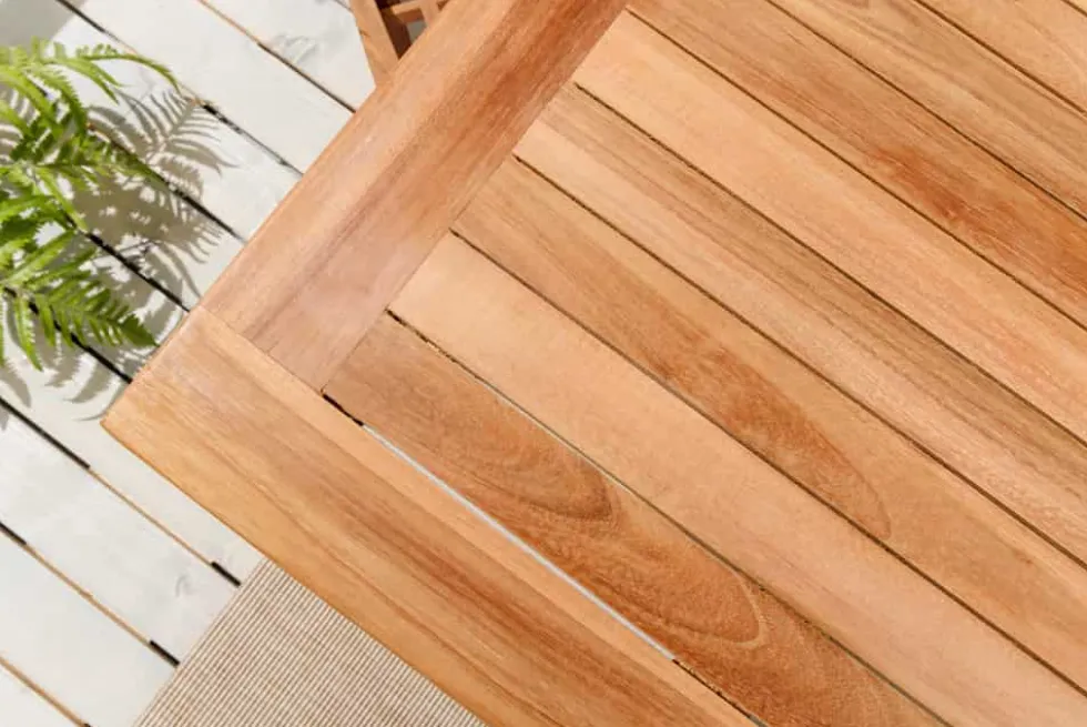 Ausziehbarer Gartentisch EMPIRE TEAK 170-230cm natur Teakholz massiv wetterfest