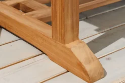 Ausziehbarer Gartentisch EMPIRE TEAK 170-230cm natur Teakholz massiv wetterfest