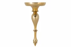Barock Wandkonsole SCALA 80cm gold Metall Wandregal handmade Wanddekoration