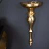 Barock Wandkonsole SCALA 60cm gold Metall Wandregal handmade Wanddekoration