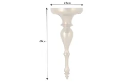 Barock Wandkonsole SCALA 60cm gold Metall Wandregal handmade Wanddekoration