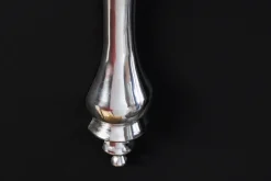 Barocke Wandkonsole SCALA 60cm silber Aluminium Wandregal