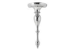Barocke Wandkonsole SCALA 80cm silber Aluminium Wandregal