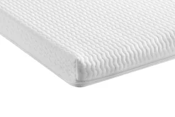 Bequeme Matratze mit Topper CLOUD FLEX 160x200cm dunkelgrau Tonnentaschenfederkern 9-Zonen