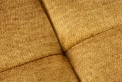 Big Sofa ELEGANCIA 285cm senfgelb Vogue Velours Samt XXL Couch inkl. Kissen Federkern