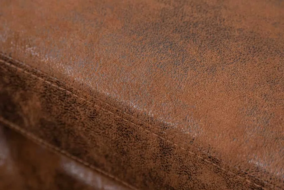 Chesterfield Ecksofa MODERN BAROCK 275cm antik braun Microfaser 3-Sitzer Federkern