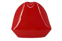 Deko-Figur LIP 25cm rot weiß Hochglanz handmade Pop-Art