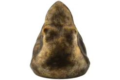Deko-Figur SHARK HEAD 25cm bronze mit Ablagefach handmade