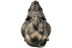 Deko-Figur WARTHOG 35cm bronze mit Ablagefach handmade