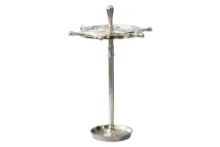 Dekorativer Schirmständer SEVEN SEAS 65cm silber Metall Regenschirmhalter
