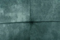 Design Barhocker EUPHORIA petrol Samt schwarze Metallbeine Barstuhl mit Lehne