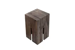 Design Beistelltisch CASTLE 45cm Treibholz Sitzhocker