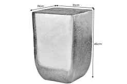 Design Beistelltisch UNIT 45cm gold Hammerschlag handmade Metall Aluminium
