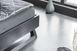 Design Bett SCORPION 180x200cm schwarz Mangoholz 3D Schnitzerei Massivholz Doppelbett