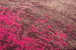 Design Bodenkissen XL MODERN ART 70cm rot pink abstraktes Muster Sitzpouf