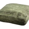 Design Bodenkissen XL MODERN ART 70cm grün abstraktes Muster Sitzpouf