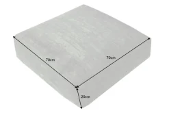 Design Bodenkissen XL MODERN ART 70cm grün abstraktes Muster Sitzpouf