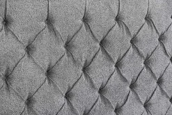 Design Boxbett PARIS 180x200 cm grau Bouclé Chesterfield