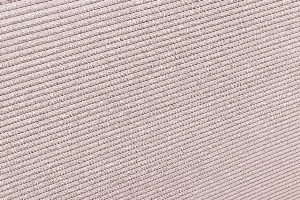 Design Boxspringbett SIGNUM 180x200cm beige Cord inkl. Topper Matratze und Stauraum