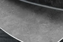 Design Couchtisch MOVEMENT schwarz grau rund drehbar Keramik Metallgestell