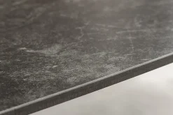 Design Couchtisch OSAKA 110cm anthrazit Keramik schwarz Metall mit Sterngestell