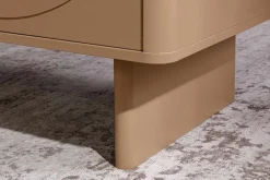 Design Couchtisch SAVOY 120cm grau beige greige Keramik Travertin mit Schublade