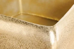 Design Couchtisch UNIT 70cm gold Metall Hammerschlag handmade