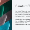 Design Doppelbett MODERN BAROCK 180x200cm grau Samt Chesterfield
