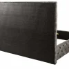 Design Doppelbett PARIS 180x200cm grau Samt Chesterfield
