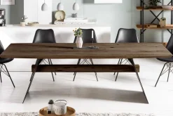 Design Esstisch GRAND OAK 240cm smoke Eiche Massivholz