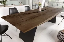 Design Esstisch GRAND OAK 240cm smoke Eiche Massivholz