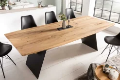 Design Esstisch GRAND OAK 240cm natur Wildeiche Massivholz