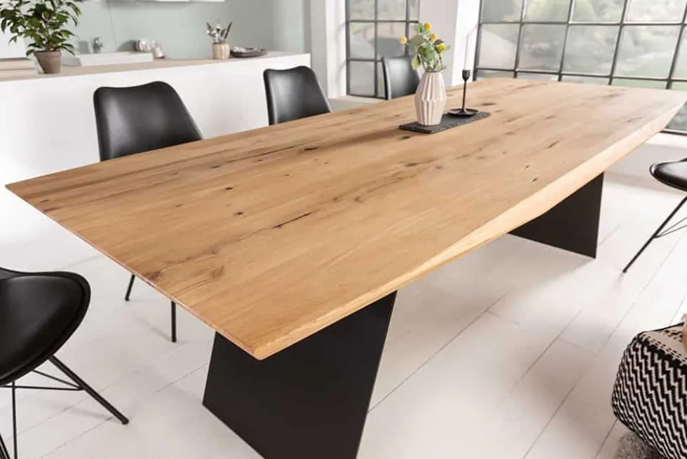 Design Esstisch GRAND OAK 240cm natur Wildeiche Massivholz