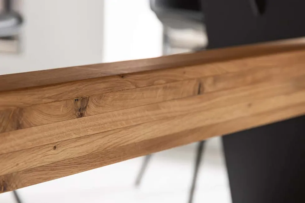 Design Esstisch GRAND OAK 240cm natur Wildeiche Massivholz